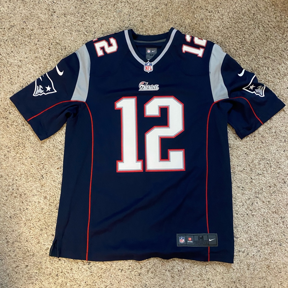 NFL Navy Blue Tom Brady/New England Patriots Jersey - Official Team Apparel